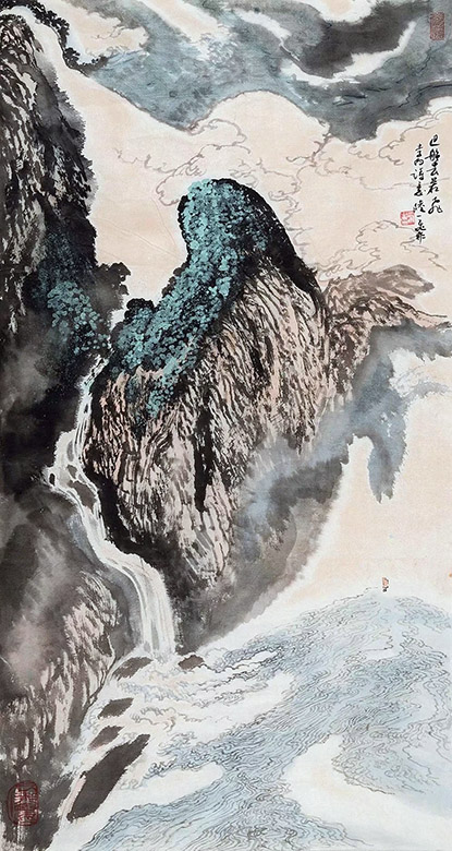 作者：陆一飞&nbsp;山水  &nbsp;￥：协商&nbsp;单击鼠标查看大图！