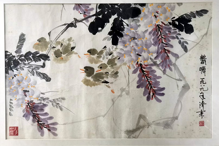 作者：沈济霖&nbsp;花鸟&nbsp;￥：协商&nbsp;单击鼠标查看大图！