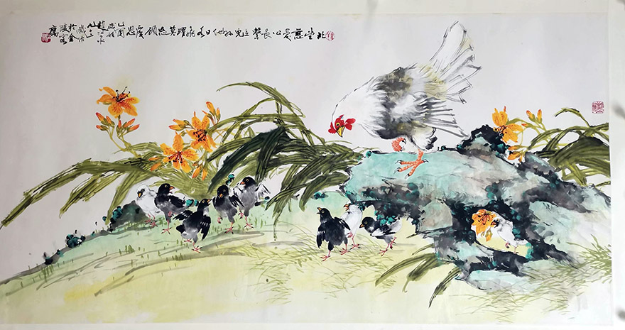 作者：赵松泉&nbsp;花鸟&nbsp;￥：协商&nbsp;单击鼠标查看大图！