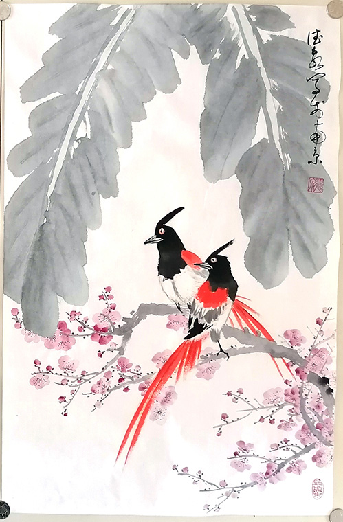 作者：张德泉&nbsp;花鸟 &nbsp;￥：协商&nbsp;单击鼠标查看大图！