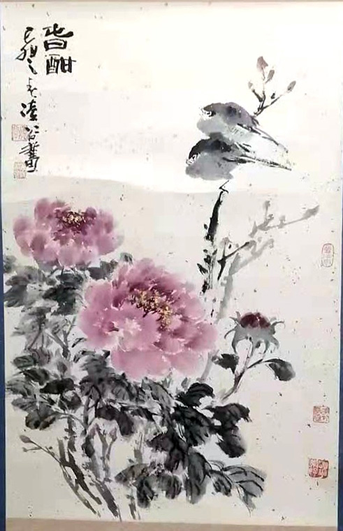 作者：郑棣青&nbsp;花鸟&nbsp;￥：协商&nbsp;单击鼠标查看大图！