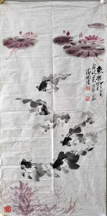 作者：潘觐缋&nbsp;花鸟  &nbsp;￥：协商&nbsp;单击鼠标查看大图！