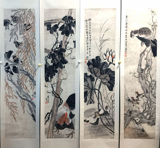 作者：李诚斋&nbsp;花鸟 &nbsp;￥：协商&nbsp;单击鼠标查看大图！