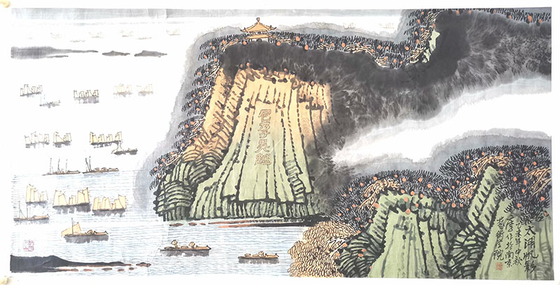 作者：庄利经&nbsp;山水  &nbsp;￥：协商&nbsp;单击鼠标查看大图！