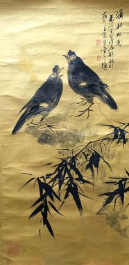 作者：朱欣生&nbsp;花鸟&nbsp;￥：协商&nbsp;单击鼠标查看详细介绍！