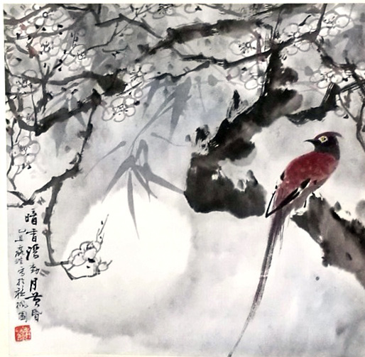 作者：徐源绍&nbsp;花鸟&nbsp;￥：协商&nbsp;单击鼠标查看大图！