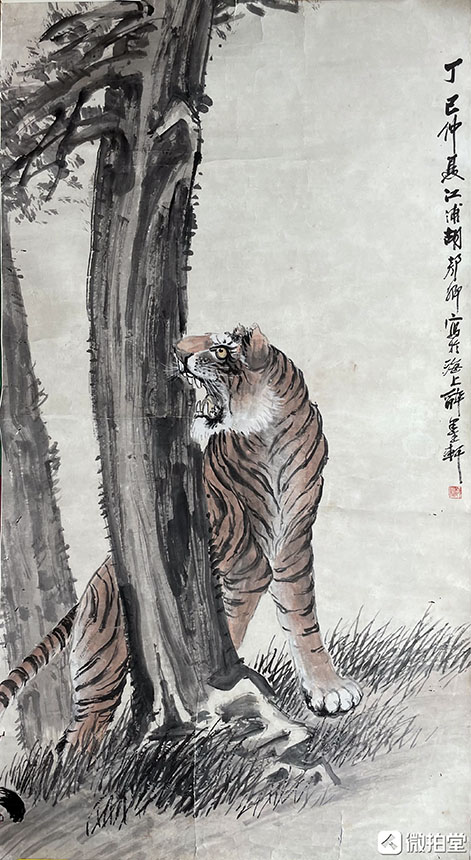 作者：胡郯卿 (近代)&nbsp;花鸟&nbsp;￥：协商&nbsp;单击鼠标查看大图！