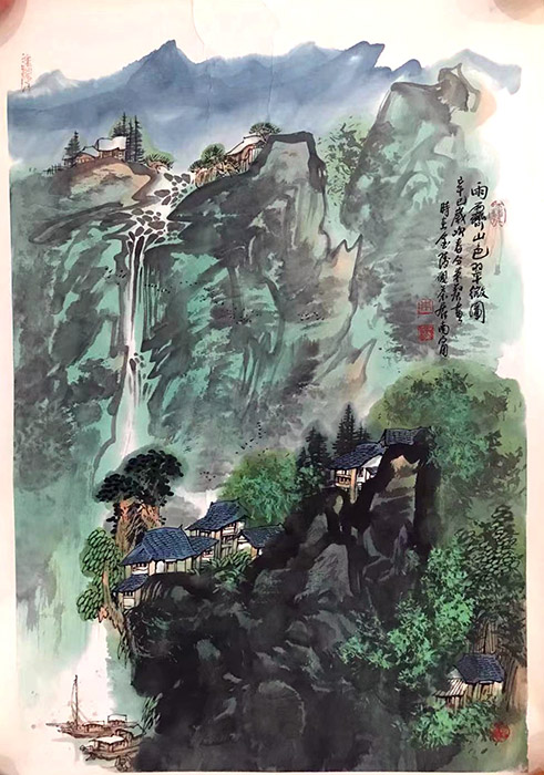 作者：朱葵&nbsp;山水  &nbsp;￥：协商&nbsp;单击鼠标查看大图！