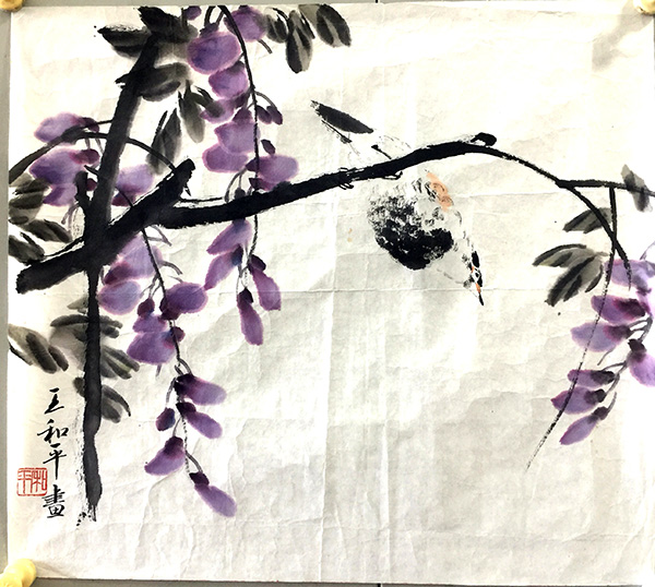 作者：王和平&nbsp;花鸟&nbsp;￥：协商&nbsp;单击鼠标查看大图！