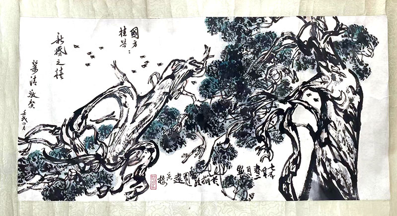 作者：孙君良&nbsp;花鸟 &nbsp;￥：协商&nbsp;单击鼠标查看大图！