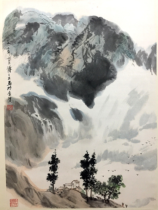 作者：傅二石&nbsp;山水&nbsp;￥：协商&nbsp;单击鼠标查看大图！