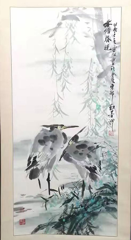 作者：郑棣青&nbsp;花鸟 &nbsp;￥：协商&nbsp;单击鼠标查看大图！