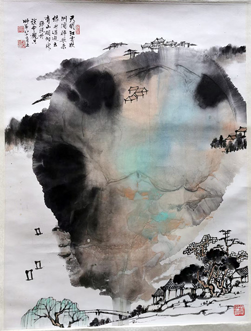 作者：谈云观&nbsp;山水  &nbsp;￥：协商&nbsp;单击鼠标查看大图！