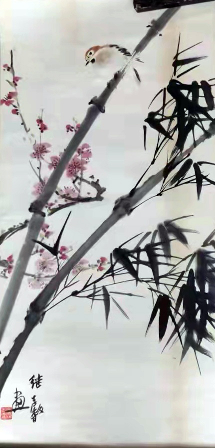 作者：张继馨&nbsp;花鸟&nbsp;￥：协商&nbsp;单击鼠标查看大图！