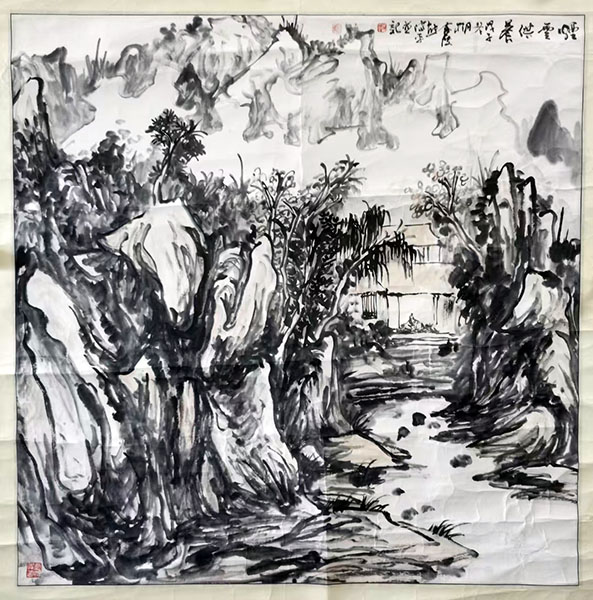 作者：熊岱平&nbsp;山水  &nbsp;￥：协商&nbsp;单击鼠标查看大图！