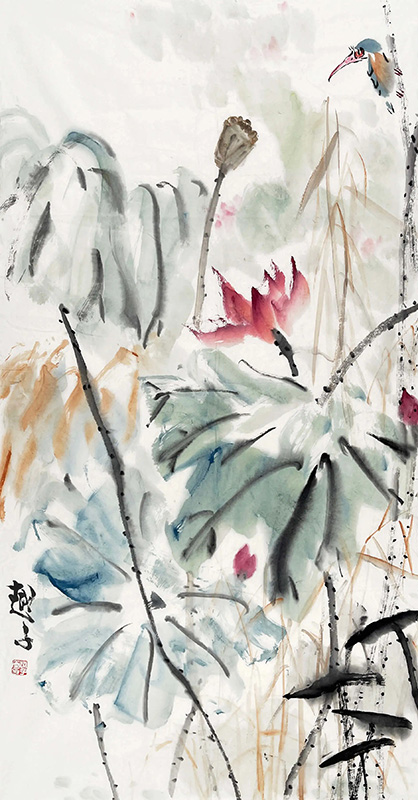 作者：陆越子&nbsp;花鸟&nbsp;￥：协商&nbsp;单击鼠标查看大图！