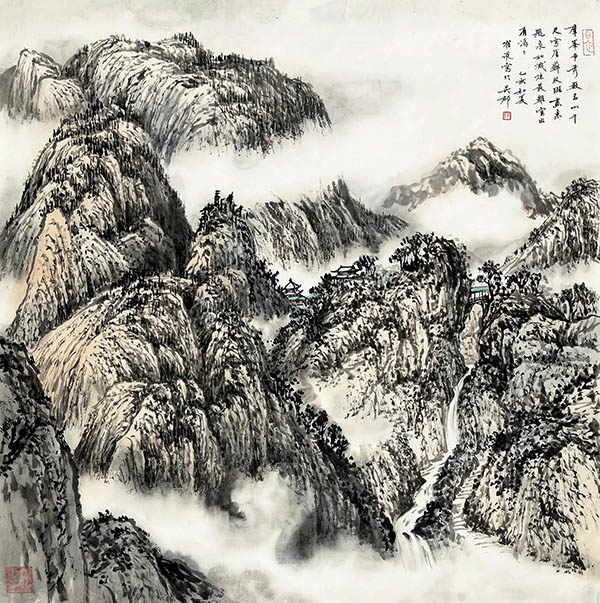 作者：崔护&nbsp;山水&nbsp;￥：协商&nbsp;单击鼠标查看大图！