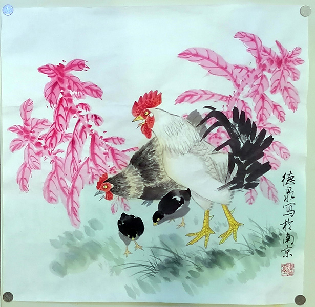 作者：张德泉&nbsp;花鸟&nbsp;￥：协商&nbsp;单击鼠标查看大图！