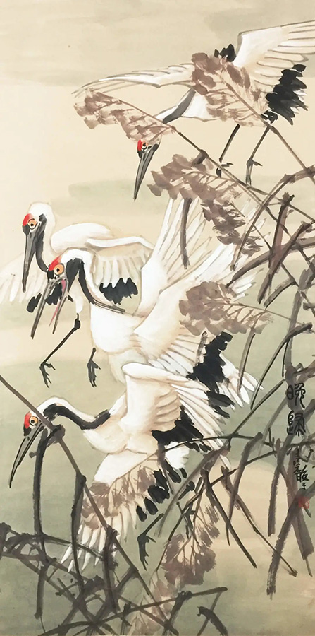 作者：张继馨&nbsp;花鸟&nbsp;￥：协商&nbsp;单击鼠标查看大图！