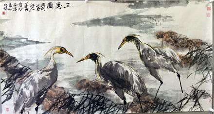 作者：姜舟&nbsp;花鸟  三思图&nbsp;￥：协商&nbsp;单击鼠标查看详细介绍！