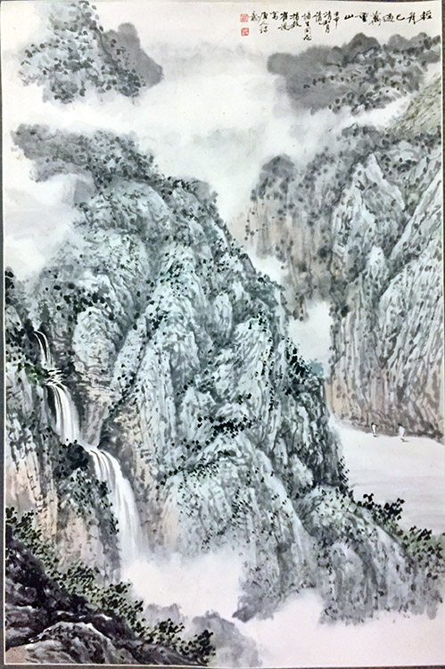 作者：崔护&nbsp;山水&nbsp;￥：协商&nbsp;单击鼠标查看大图！