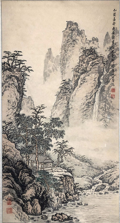 作者：吴石渔&nbsp;山水&nbsp;￥：协商&nbsp;单击鼠标查看大图！