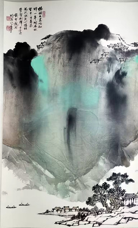 作者：谈云观&nbsp;山水&nbsp;￥：协商&nbsp;单击鼠标查看大图！