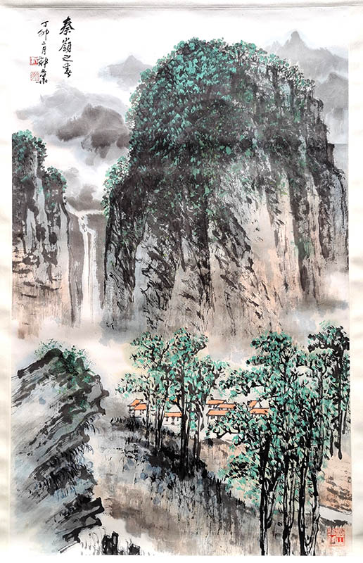 作者：郁文华&nbsp;山水&nbsp;￥：协商&nbsp;单击鼠标查看大图！