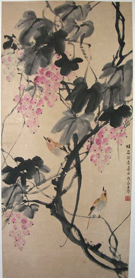 作者：张正吟&nbsp;花鸟　　&nbsp;￥：协商&nbsp;单击鼠标查看大图！