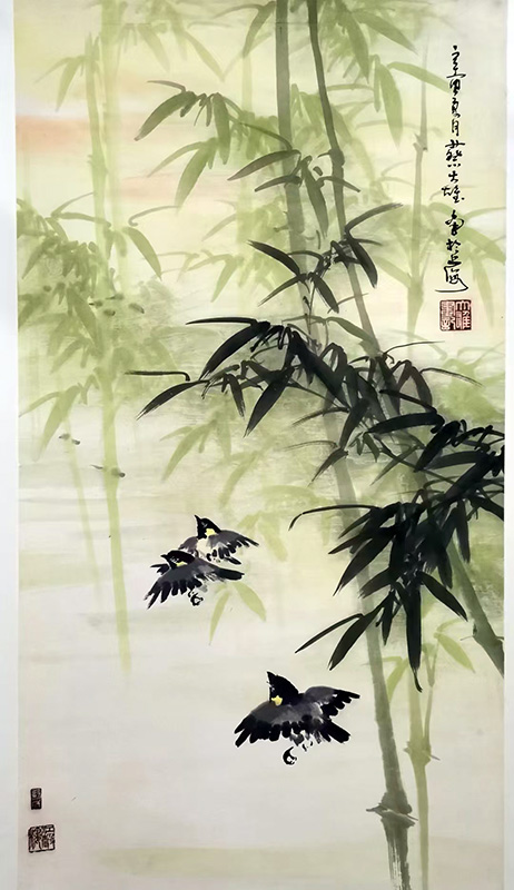 作者：蔡大雄&nbsp;花鸟&nbsp;￥：协商&nbsp;单击鼠标查看大图！