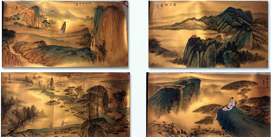 作者：谢伯子&nbsp;山水&nbsp;￥：协商&nbsp;单击鼠标查看大图！