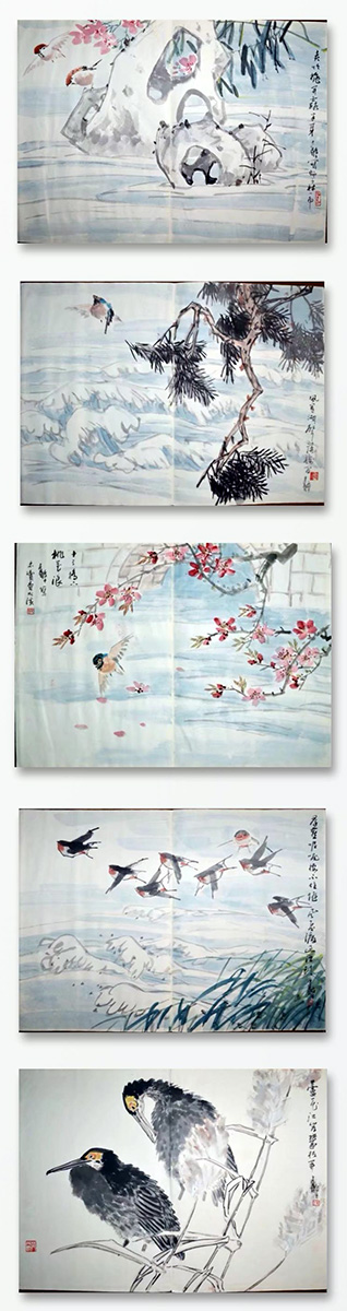 作者：张继馨&nbsp;花鸟&nbsp;￥：协商&nbsp;单击鼠标查看大图！