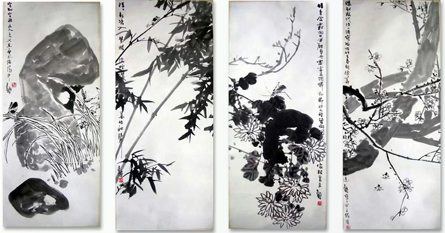 作者：张继馨&nbsp;花鸟 &nbsp;￥：协商&nbsp;单击鼠标查看大图！