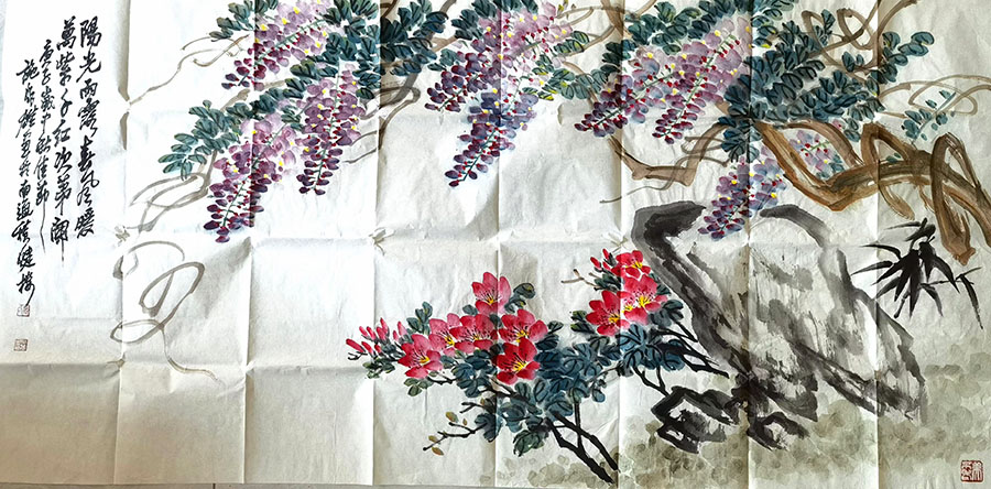 作者：施作雄 &nbsp;花鸟 &nbsp;￥：协商&nbsp;单击鼠标查看大图！