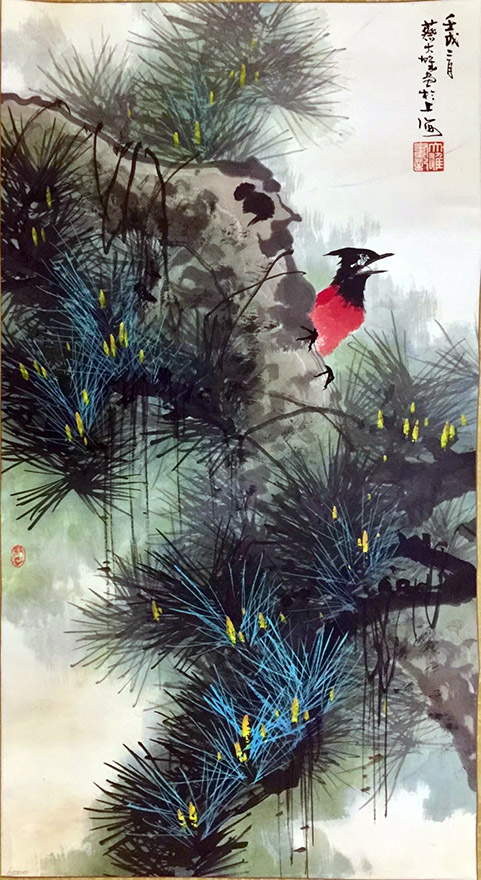 作者：蔡大雄&nbsp;花鸟&nbsp;￥：协商&nbsp;单击鼠标查看大图！