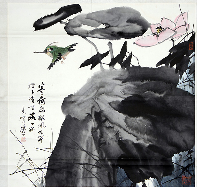 作者：徐源绍&nbsp;花鸟 &nbsp;￥：协商&nbsp;单击鼠标查看大图！