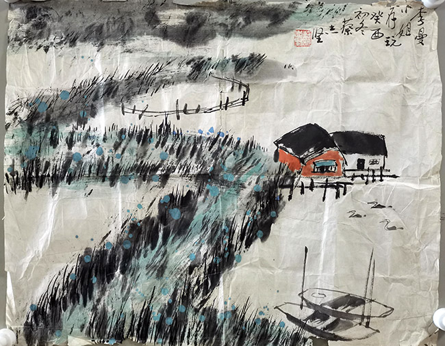 作者：蔡志坚&nbsp;山水&nbsp;￥：协商&nbsp;单击鼠标查看大图！