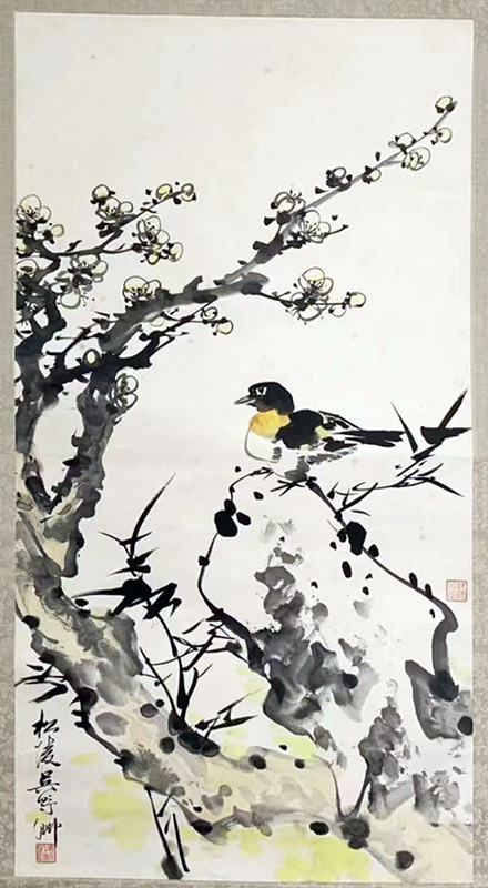 作者：吴野洲&nbsp;花鸟&nbsp;￥：协商&nbsp;单击鼠标查看大图！