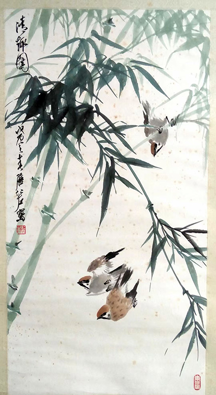 作者：詹仁左&nbsp;花鸟&nbsp;￥：协商&nbsp;单击鼠标查看大图！