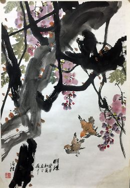 作者：张鐘&nbsp;花鸟 &nbsp;￥：协商&nbsp;单击鼠标查看详细介绍！