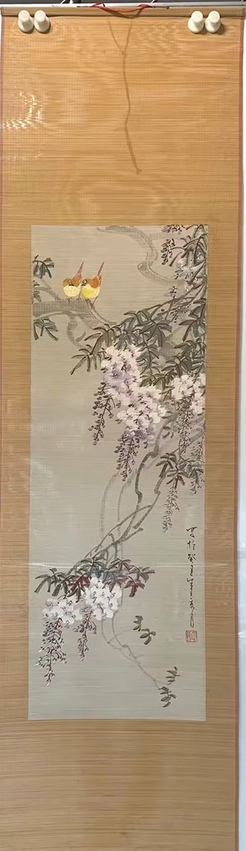 作者：竹帘画&nbsp;花鸟竹帘画&nbsp;￥：协商&nbsp;单击鼠标查看大图！
