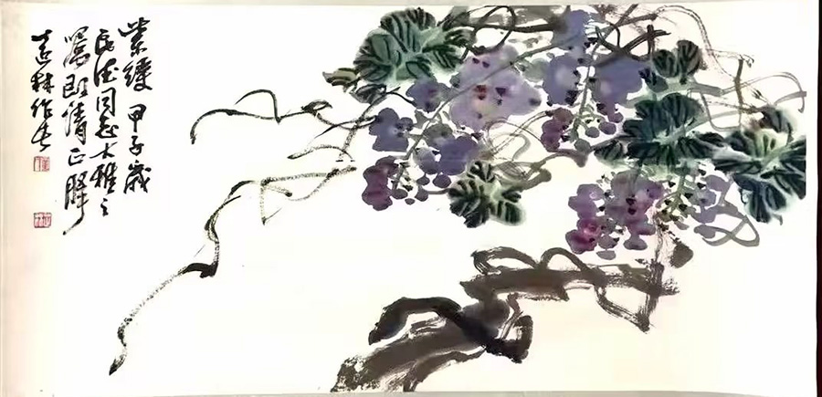 作者：董芷林&nbsp;花鸟&nbsp;￥：协商&nbsp;单击鼠标查看大图！