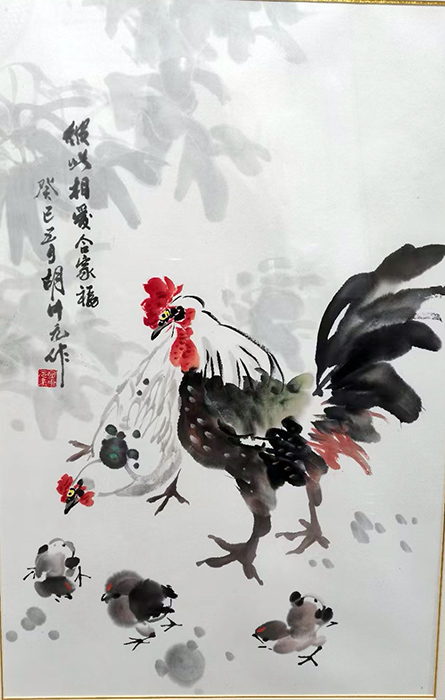 作者：胡中元&nbsp;花鸟&nbsp;￥：协商&nbsp;单击鼠标查看大图！