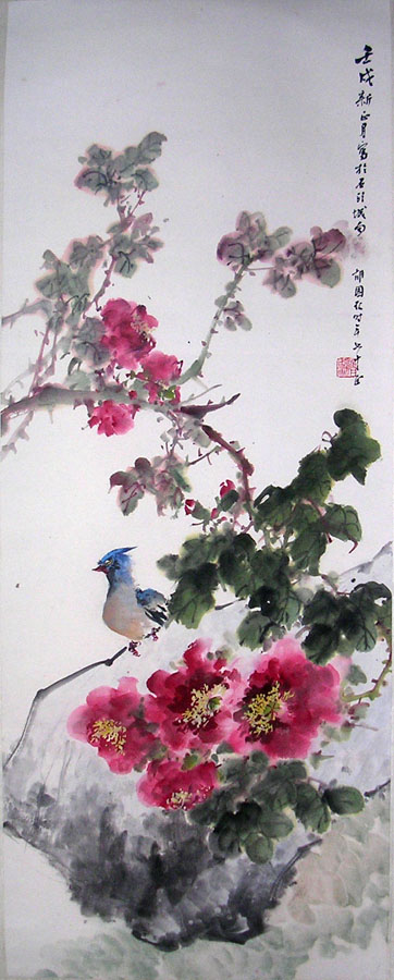 作者：胡国仁&nbsp;花鸟&nbsp;￥：协商&nbsp;单击鼠标查看大图！