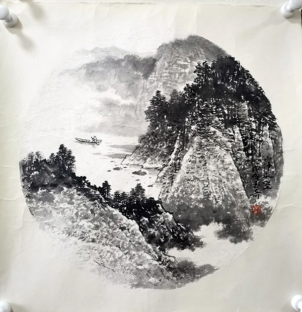 作者：佘玉奇 &nbsp;山水&nbsp;￥：协商&nbsp;单击鼠标查看大图！