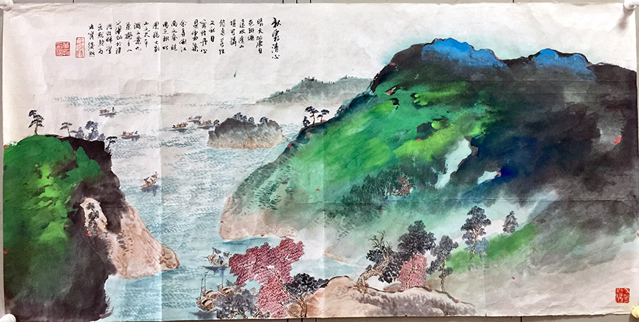 作者：华拓&nbsp;山水&nbsp;￥：协商&nbsp;单击鼠标查看大图！