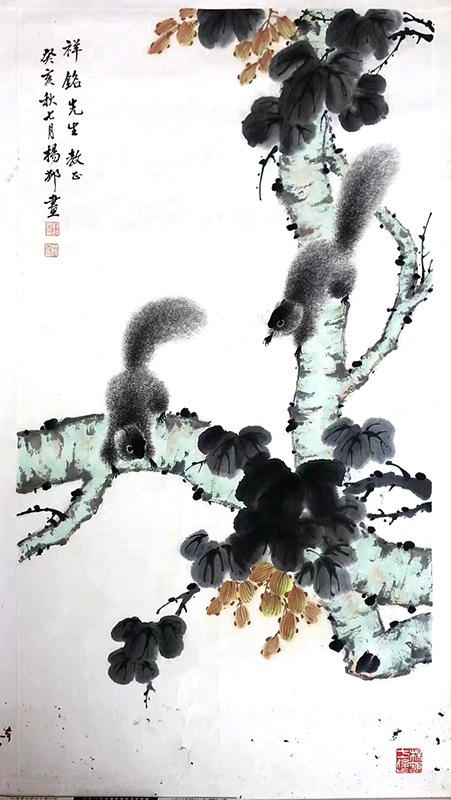 作者：杨邨&nbsp;花鸟&nbsp;￥：协商&nbsp;单击鼠标查看大图！