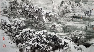 作者：王自修&nbsp;《关山月》&nbsp;￥：协商&nbsp;单击鼠标查看详细介绍！