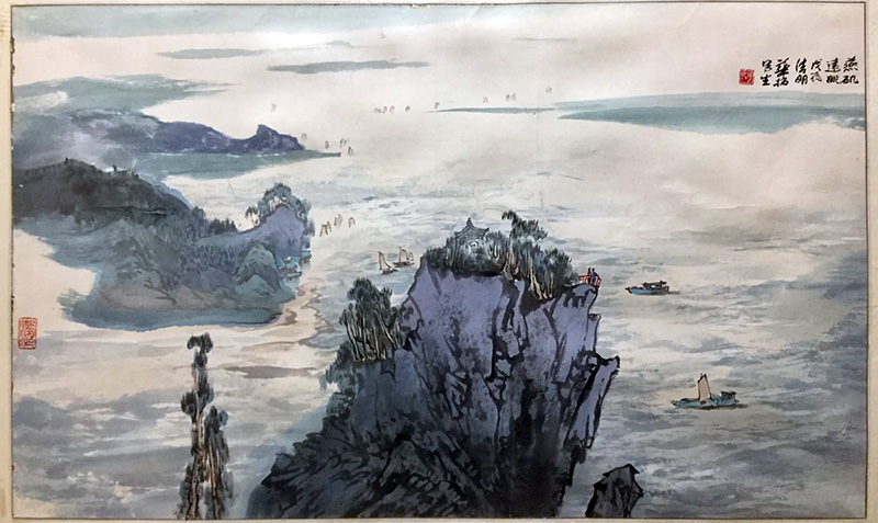 作者：华拓&nbsp;燕子矶远眺&nbsp;￥：协商&nbsp;单击鼠标查看大图！