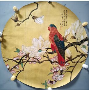 作者：诸辛耕&nbsp;工笔花鸟&nbsp;￥：协商&nbsp;单击鼠标查看详细介绍！